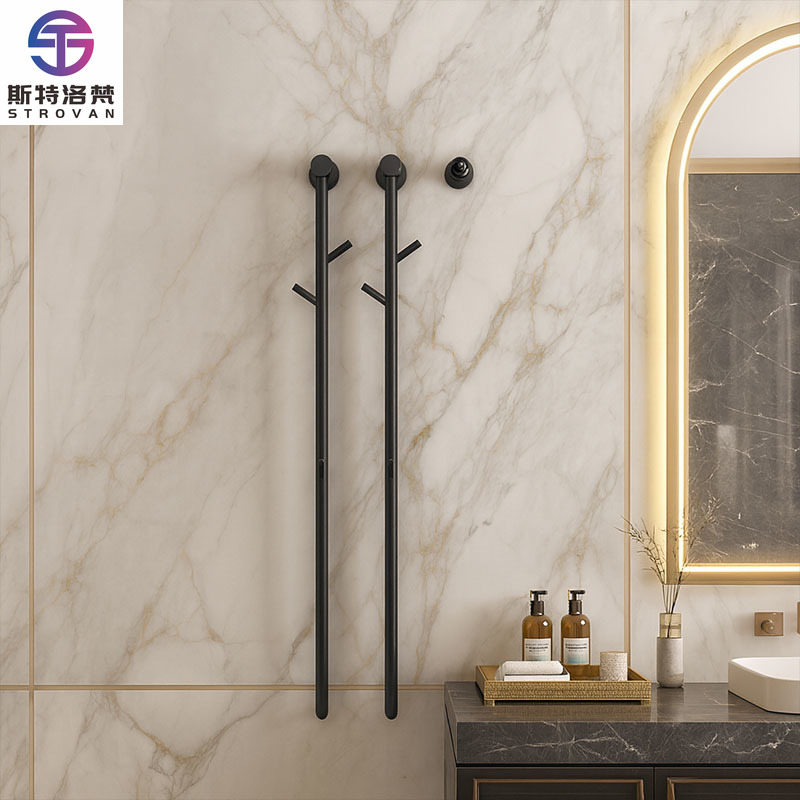 Towel Warmer Electric - Moderne 304 roestvrijstalen verticale wandgemonteerde elektrische