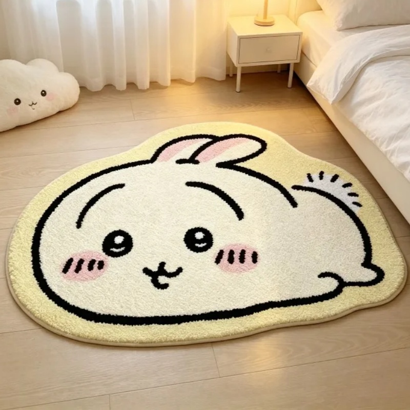Home Bathroom Supplies - -Chiikawa Cartoon Vloerkleed Anime Hachiware Usagi