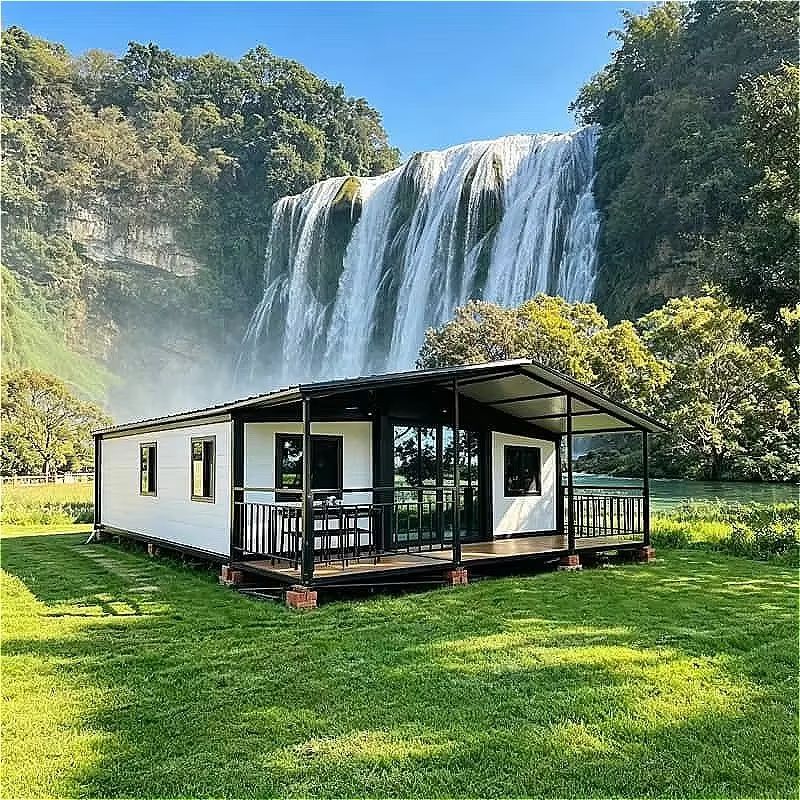 Home One Bathroom - Luxe 40ft dubbele vleugel uitbreidbare prefab