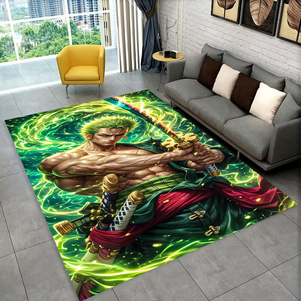 Home One Bathroom - 3D One Piece Cartoon Anime Tapijt