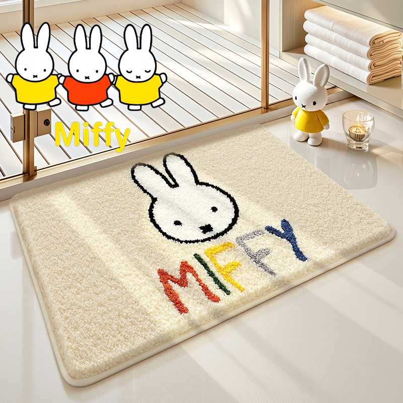 Home Edit Bathroom - Kawaii Miffy Vloermat Leuke Cartoon Miffy