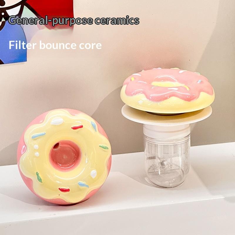 Home Hardware Bathroom Sinks - Leuke keramische donutvormige afvoerstopper voor wastafel,