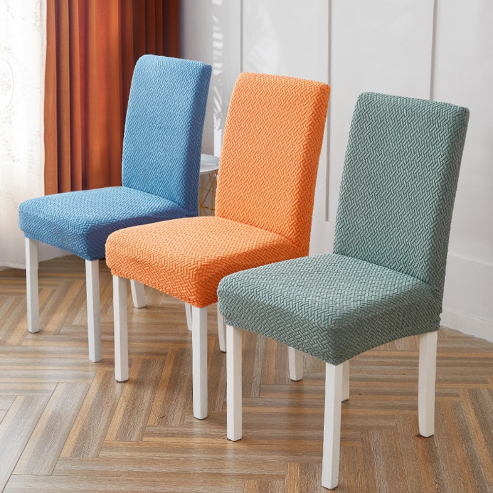 Home Kitchen & Bathroom - Dikke jacquard eetkamerstoelhoes, elastische stretch hoes,