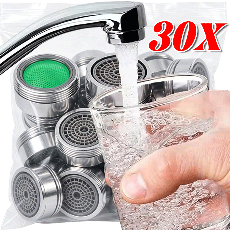 Home Bathroom Supplies - Herbruikbare 24mm kraanbeluchterset Spatwaterdicht Waterbesparende beluchting