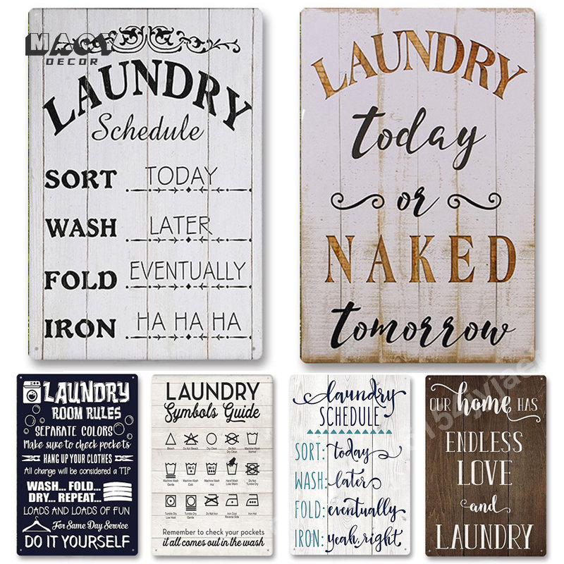 Slogan Metalen Tin Bord Wasrui - Home Bathroom Wall Art recensie en prijs