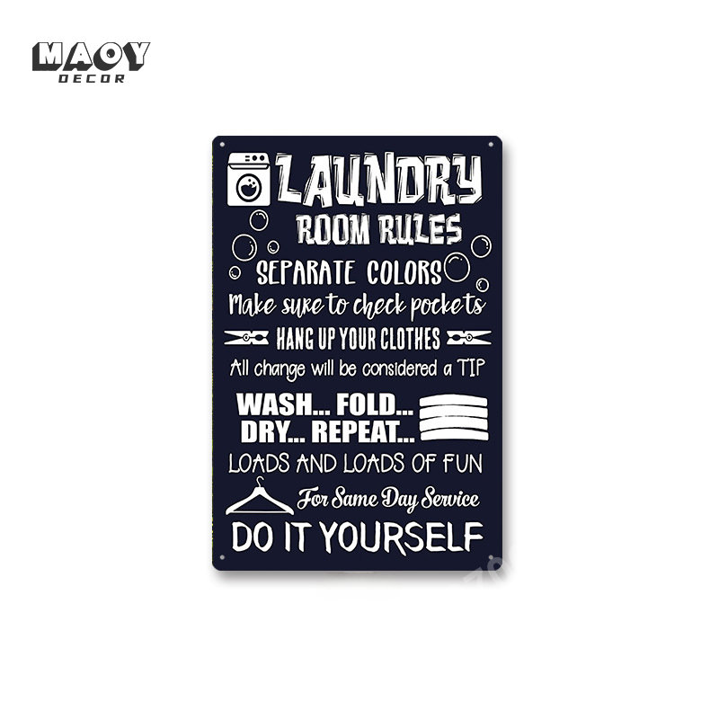 Slogan Metalen Tin Bord Wasrui - Home Bathroom Wall Art recensie en prijs