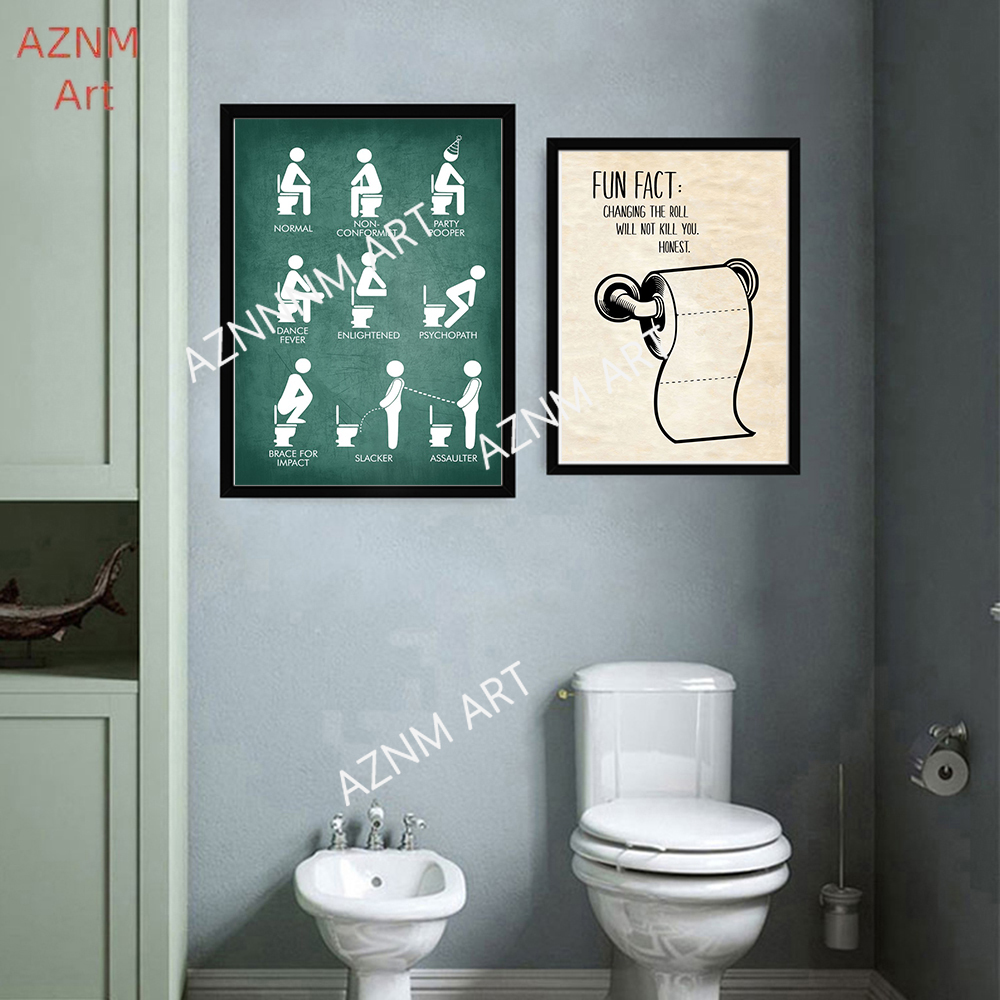 Wall Art Canvas Schilderij Gra - Home Bathroom Wall Art recensie en prijs