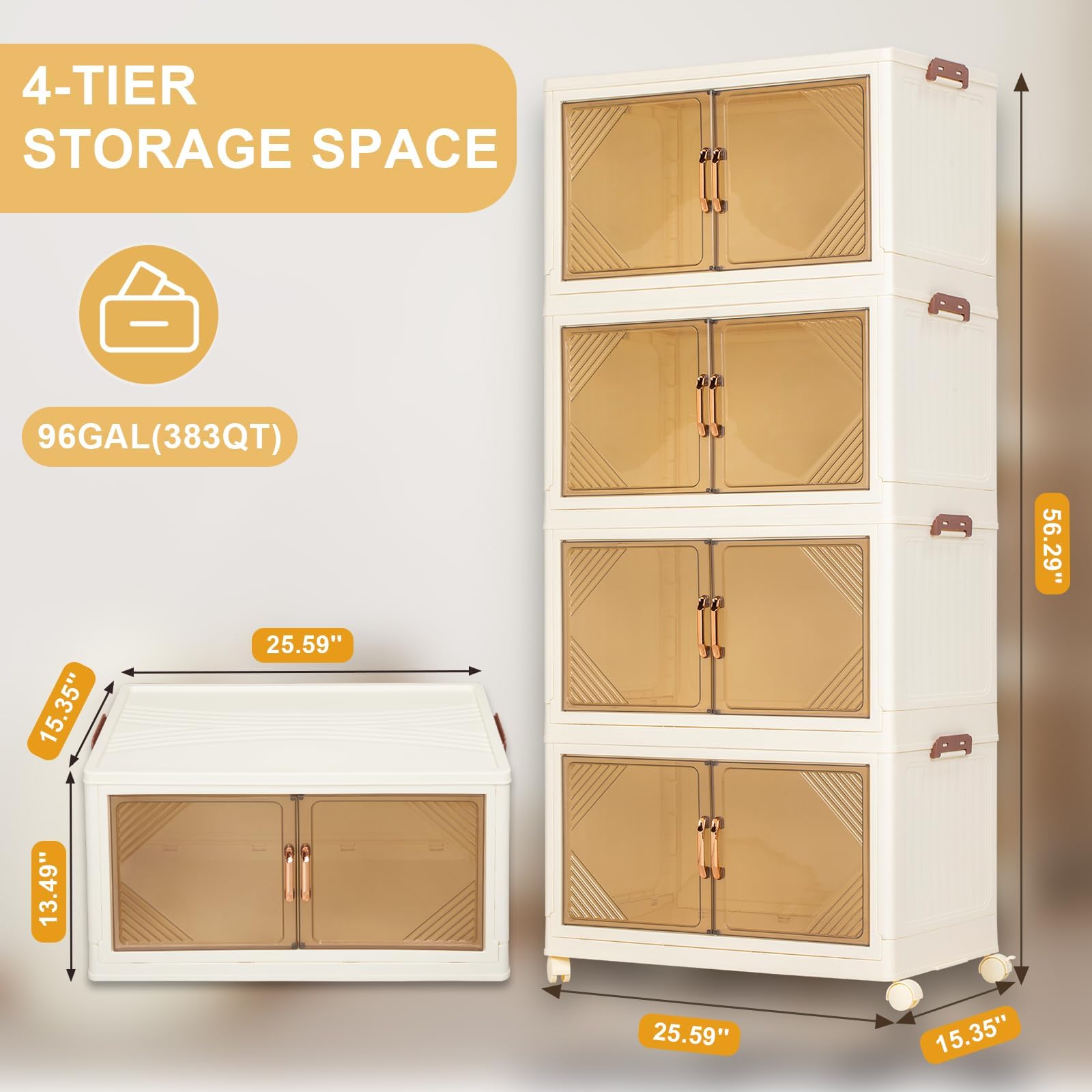 25 inch brede 4-laags opbergba - Home Essentials Bathroom Cabinet recensie en prijs