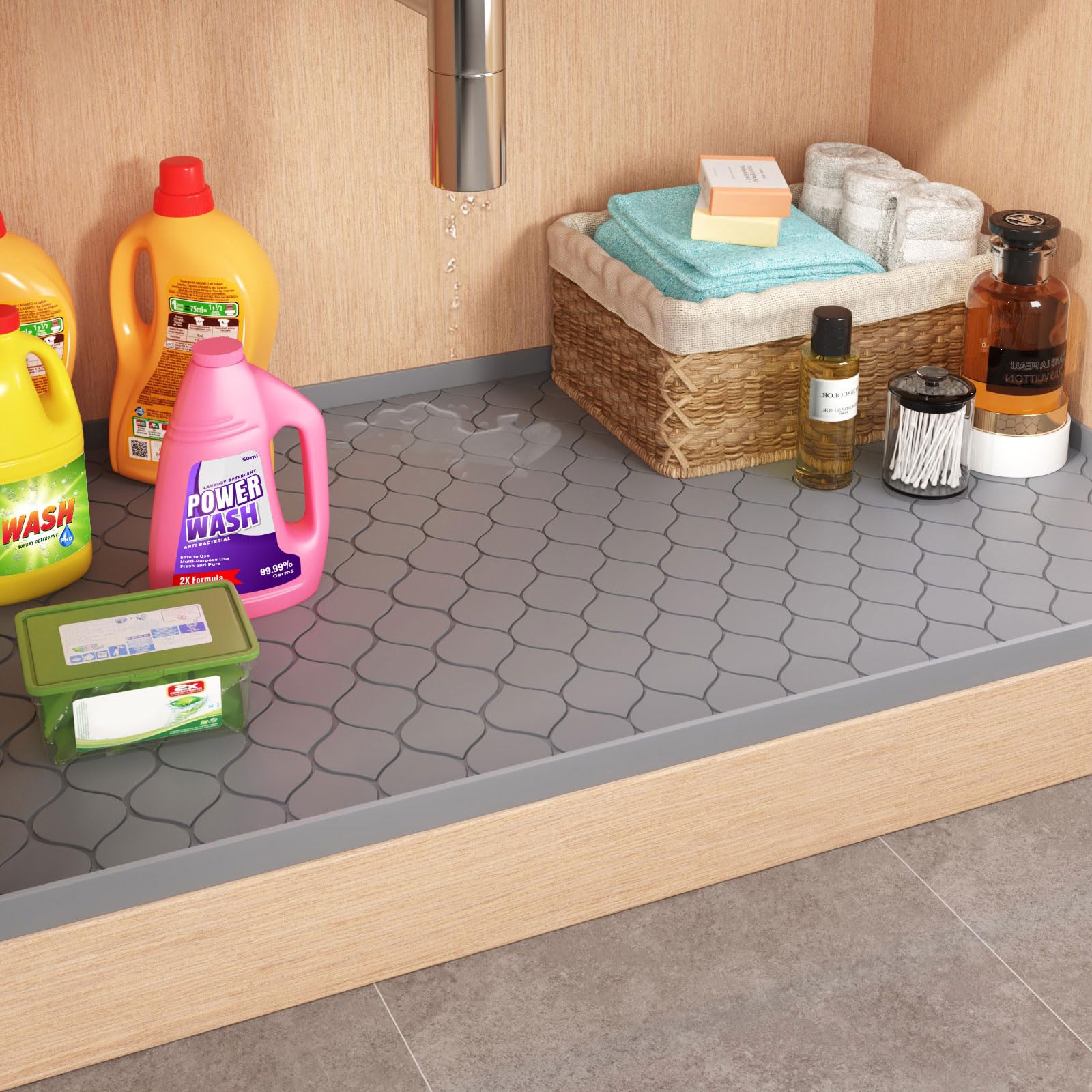Siliconen onderkastmat, keuken - Home Essentials Bathroom Cabinet recensie en prijs