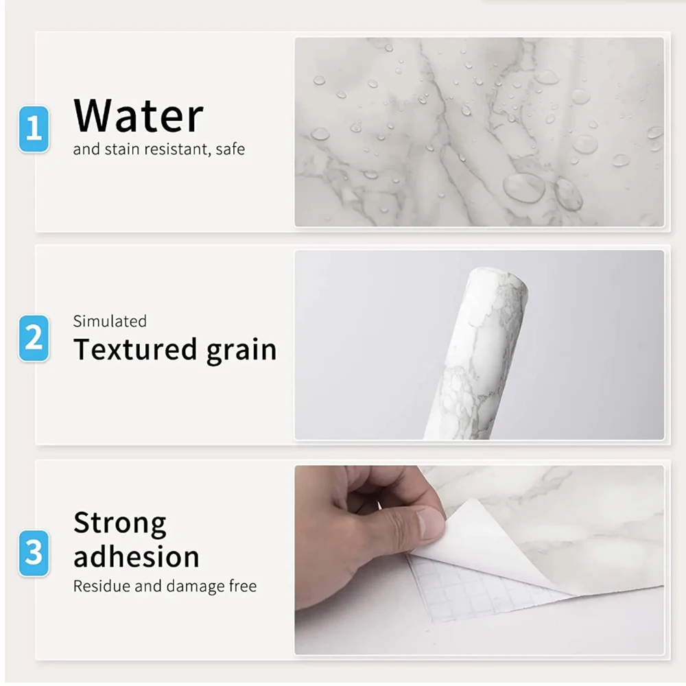 Marmer Vinyl Zelfklevend Behan - Home Bathroom Wallpaper recensie en prijs