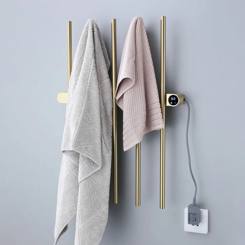 Geborsteld goud verticaal elek - Towel Warmer Electric recensie en prijs