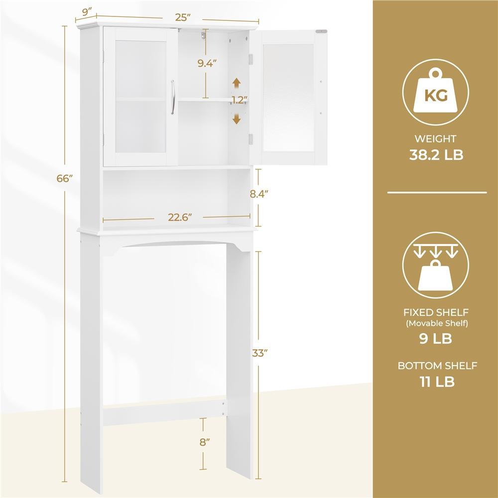 Moderne opbergkast voor boven  - Home Essentials Bathroom Cabinet recensie en prijs