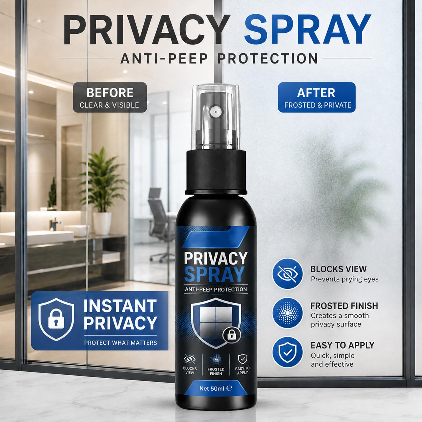 50ml Glas Matglas Spray Privac - Home Office Bathroom recensie en prijs