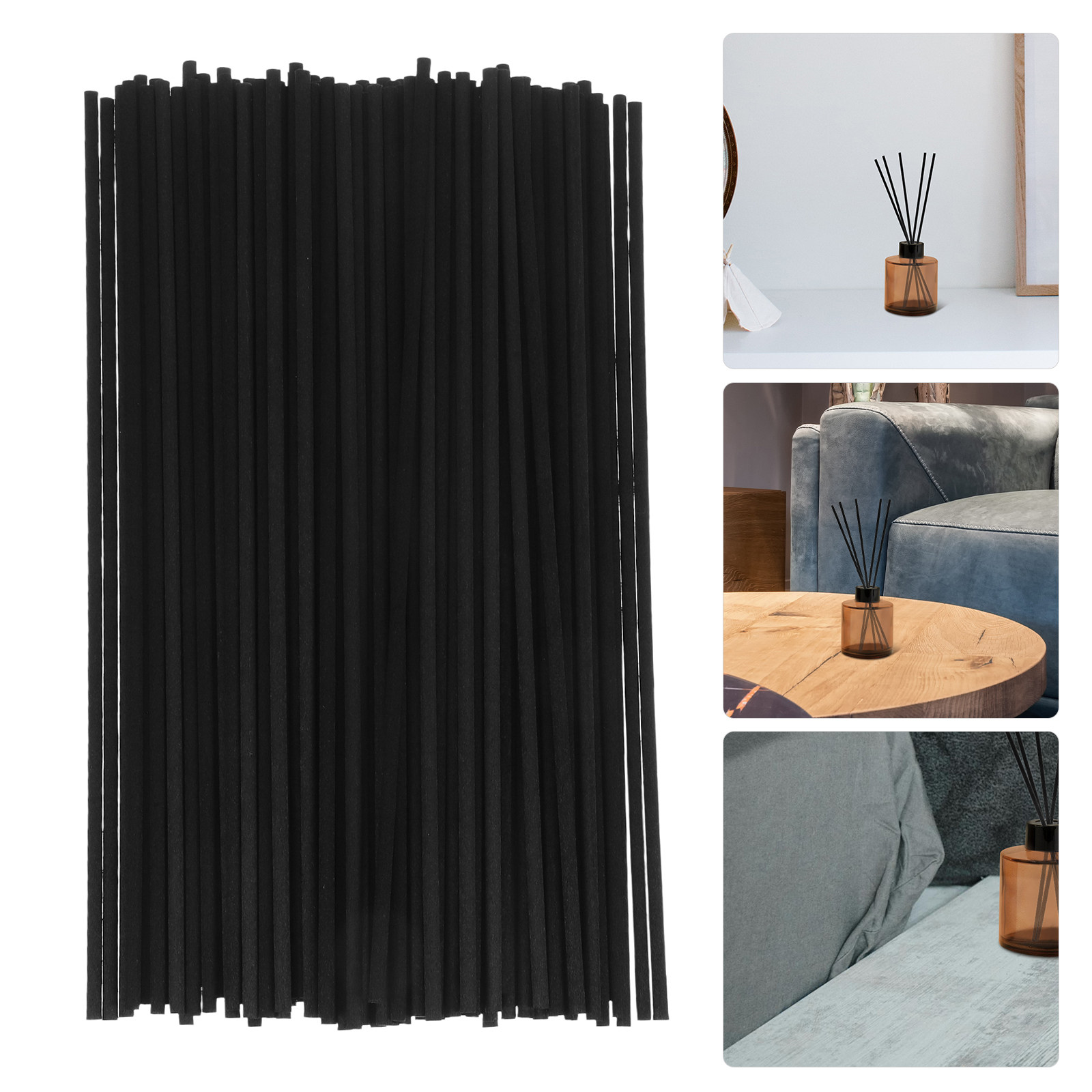100 stuks zwarte diffuserstave - Home Office Bathroom recensie en prijs