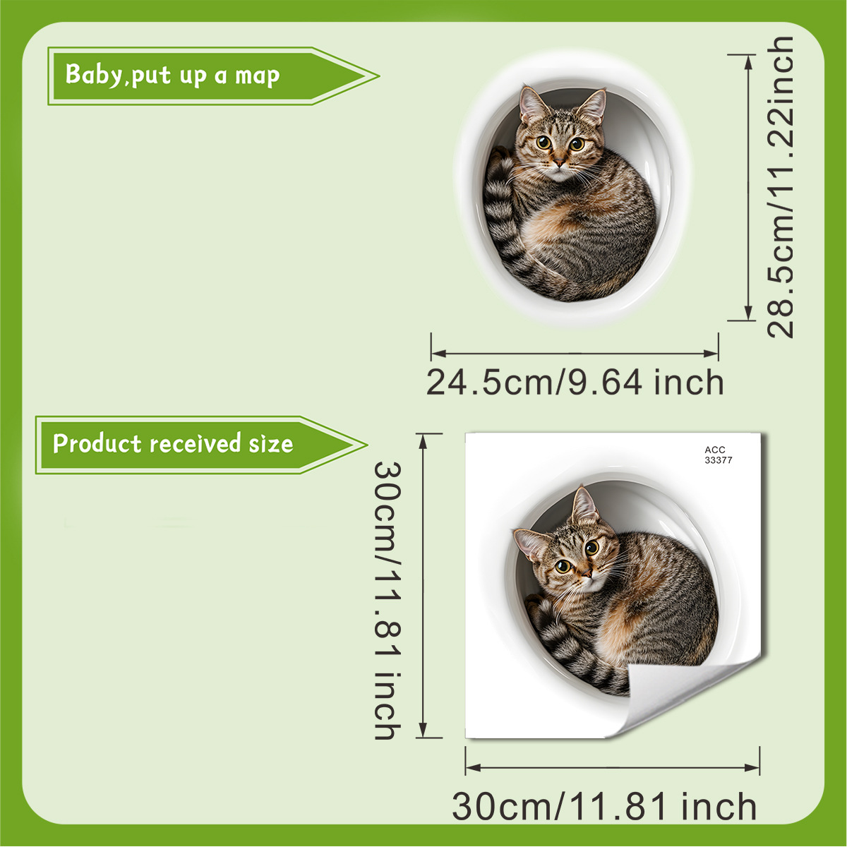 3D Grappige Kat Wc Sticker Bad - Tiny Home Bathroom Kit recensie en prijs